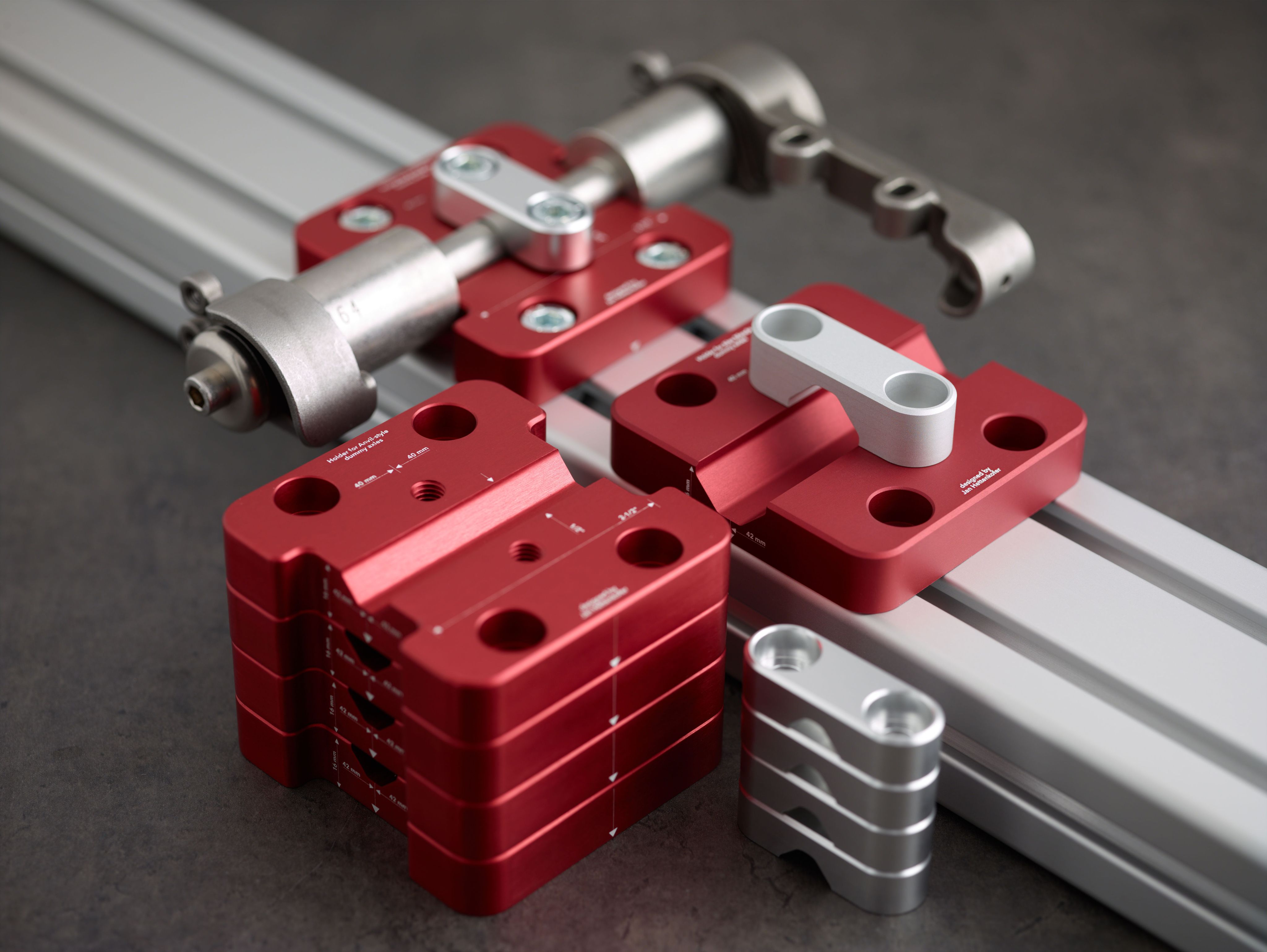 Title image for "Dummy Axle Holder for Bike Framebuilding Jigs"